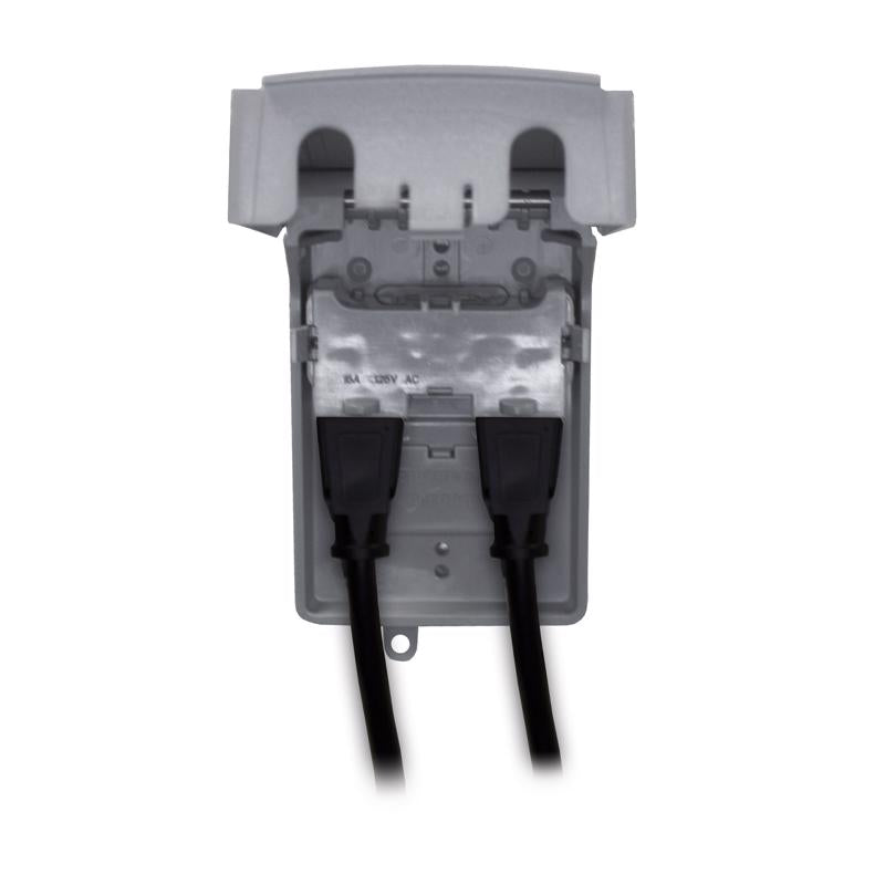 Sigma Engineered Solutions Slimline Rectangle Plastic 1 gang 5.51 in. H X 3.58 in. W In-Use Cover