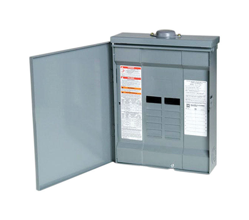 Square D  HomeLine  125 amps 120/240 volt 12 space 24 circuits Main Lug Load Center