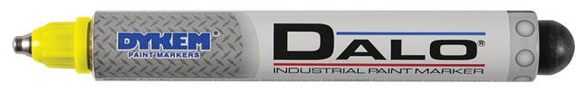 Dykem 26063 Paint Marker, Yellow, Pack of 6