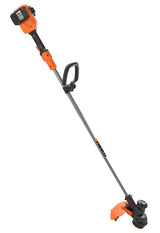 Worx WG183 Cordless String Trimmer, Battery Included, 2 Ah, 40 V, 0.065 in Dia Line, Adjustable, Auxiliary Handle