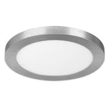 Feit EDGELIT 1.1 in. H X 15 in. W X 15 in. L Nickel Silver LED Flat Panel Light Fixture