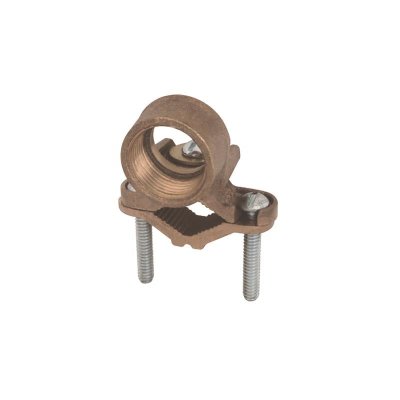 Sigma Engineered Solutions ProConnex 1 in. Copper Alloy Ground Clamp with Hub 1 pk