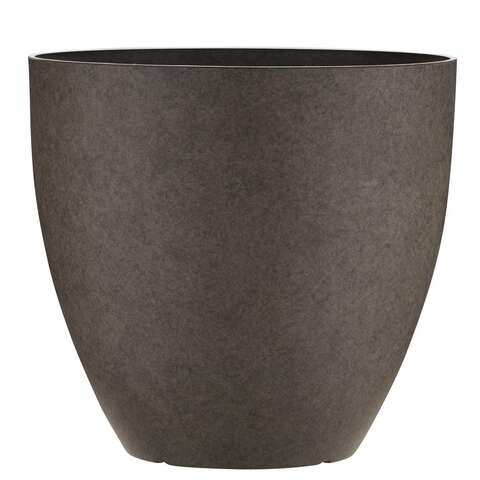 Southern Patio 12 in. H X 13 in. D Resin Egg Planter Graystone, Pack of 6