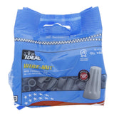 Ideal Industries Insulated Wire Connector Gray 100 pk