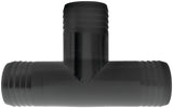 Green Leaf T12P Hose Adapter Tee, Polypropylene, Black, Pack of 5