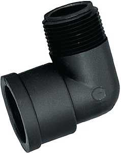 Green Leaf SE100P Street Pipe Elbow, 1 in, MPT x FPT, 90 deg Angle, Polypropylene