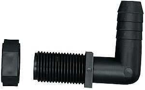 Green Leaf NTL 12 P 2PK Hose Elbow, Polypropylene, For: Terminating Ends of Spray Boom