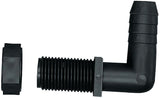 Green Leaf NTL 12 P 2PK Hose Elbow, Polypropylene, For: Terminating Ends of Spray Boom