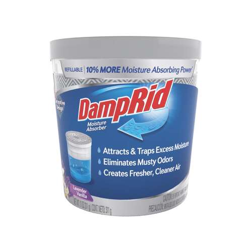 DampRid Moisture Absorber Lavender Vanilla Scent 11 oz, Pack of 4