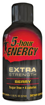 5-hour ENERGY 718128 Sugar-Free Energy Drink, Liquid, Berry, 2 oz Bottle, Pack of 12