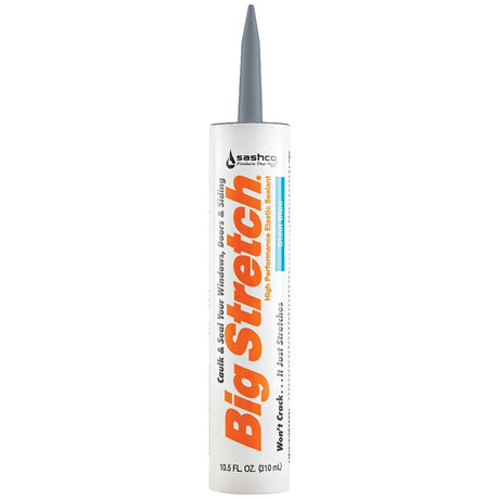 Big Stretch 10082 Elastomeric Sealant, Steel Blue, 4 to 5 days Curing, 40 to 120 deg F, 10.5 oz, Pack of 12