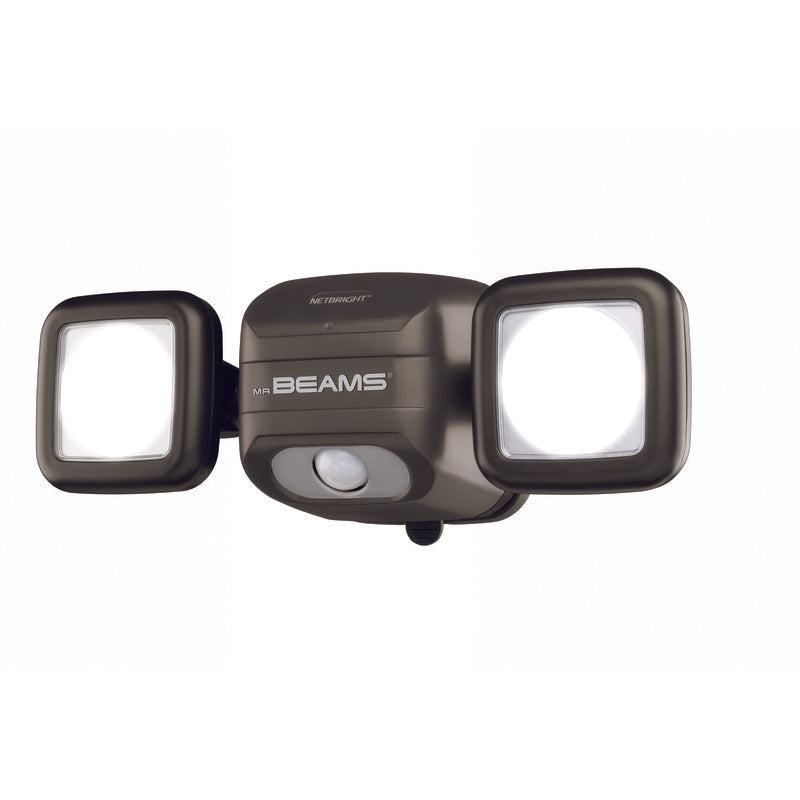Mr. Beams High Performance Motion-Sensing Battery Powered LED Dark Brown Spotlight