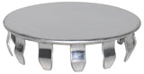 Danco 80247 Series Sink Hole Cover, 1.5 in OD x 0.12 in H Dimensions, Snap-In, Stainless Steel, Chrome Plated