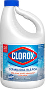 Clorox 32464 Germicidal Bleach, 81 oz, Liquid, Bleach, Pale Yellow, Pack of 6