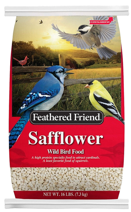 Feathered Friend 14420 Safflower Seed, 16 lb Bag
