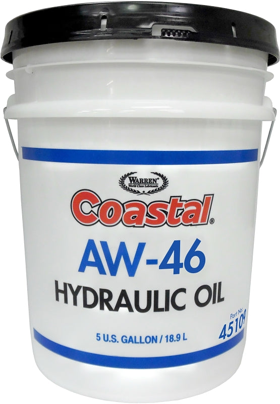 Coastal 45109 Hydraulic Oil, 5 gal, Clear Amber
