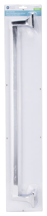 Boston Harbor CSC3L522 Towel Bar, 24 in L Rod, Chrome, Surface