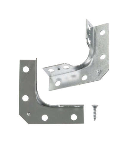 Ace 2-1/2 in. H X 3.75 in. W X 2-1/2 in. D Zinc Outside Corner Brace, Pack of 5