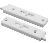Prime-Line F 2671 Tilt Latch, Plastic, White, 1/PR, Pack of 6
