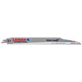 Lenox 1832146 Series Reciprocating Saw Blade, Applicable Materials: Wood, 1 in W, 12 in L, 6 TPI, Carbide Cutting Edge