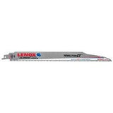 Lenox 1832146 Series Reciprocating Saw Blade, Applicable Materials: Wood, 1 in W, 12 in L, 6 TPI, Carbide Cutting Edge