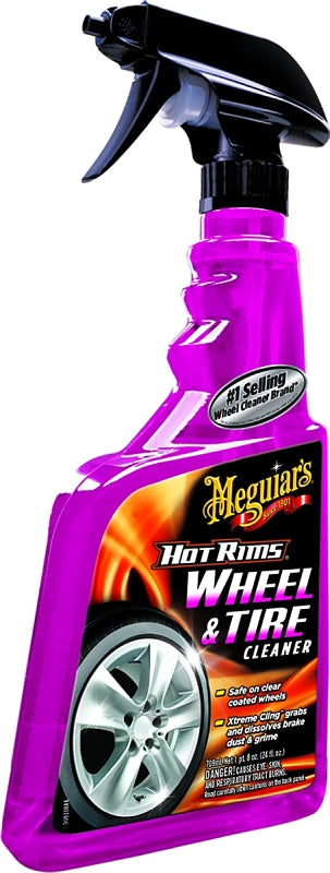 Meguiar's G9524 Wheel and Tire Cleaner, 24 oz, Liquid, Mild Acidic