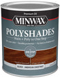 Minwax PolyShades 614750444 Polyurethane, Gloss, Liquid, American Chestnut, 1 qt Can