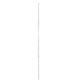 Defender Security U 11026 Door Jamb Kit, 59-1/2 in L, 12 ga Thick, Steel, Powder-Coated