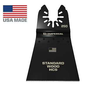 Imperial Blades IBOA250-1 Oscillating Blade, 2-1/2 in W, One-Size, 12 TPI, HCS, 1/PK