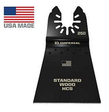 Imperial Blades IBOA250-1 Oscillating Blade, 2-1/2 in W, One-Size, 12 TPI, HCS, 1/PK