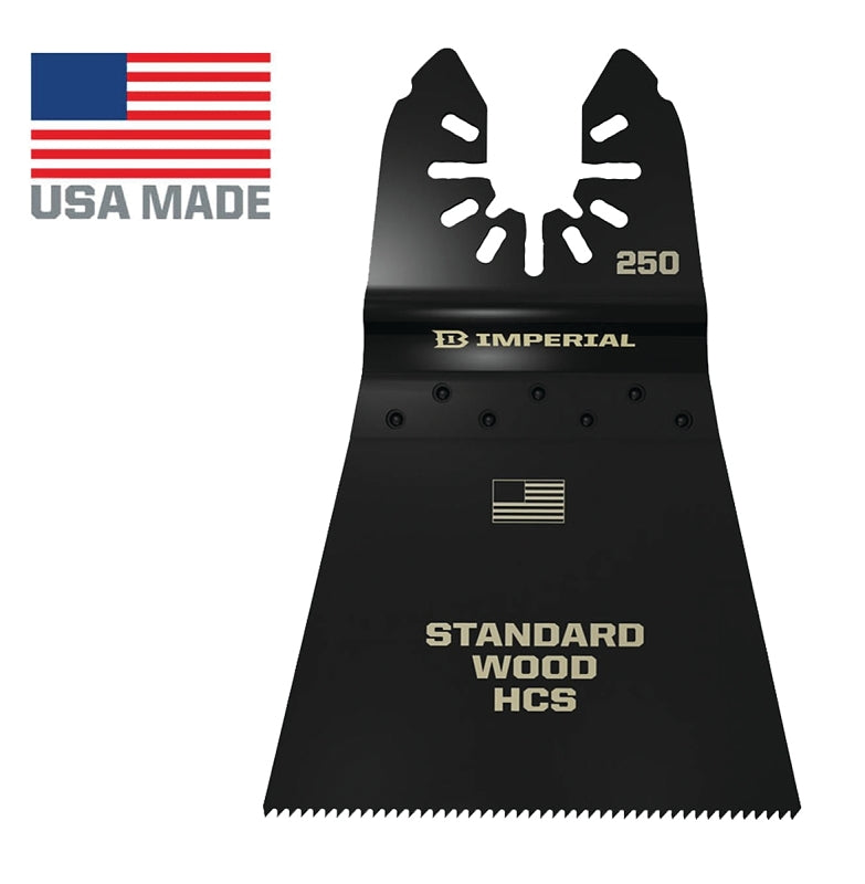 Imperial Blades IBOA250-1 Oscillating Blade, 2-1/2 in W, One-Size, 12 TPI, HCS, 1/PK