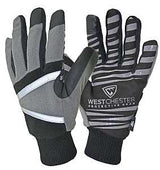 West Chester 96650/XL Winter Gloves, XL, 10-3/8 in L, Reinforced, Wing Thumb, Hook and Loop, Wrist Strap Cuff