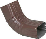 Amerimax 2526419 Gutter Front Elbow, Aluminum, Brown