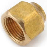 Anderson Metals 754020-0604 Nut, 3/8 x 1/4 in, Flare, Brass, Pack of 5
