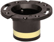 Oatey 43538 Closet Flange, 4 in Connection, ABS, Black, For: 4 in Pipes, Pack of 2