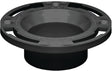 Oatey 43524 Closet Flange, 3, 4 in Connection, Black, For: 3 in, 4 in Pipes