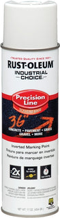 Industrial Choice 203030 Inverted Marking Spray Paint, Semi-Gloss, White, 17 oz Can