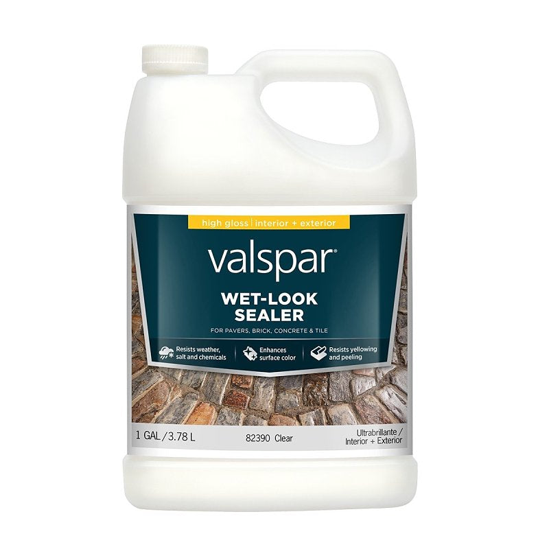Valspar 024.0082390.007 Protective Sealer, Clear, 1 gal, Pack of 4