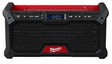 Milwaukee 2952-20 Jobsite Radio, Tool Only, 18-Channel, Bluetooth, 120 ft Connectivity Range, Includes: AC Adapter