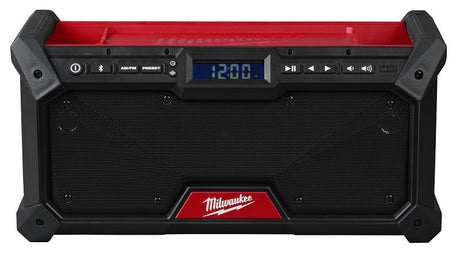 Milwaukee 2952-20 Jobsite Radio, Tool Only, 18-Channel, Bluetooth, 120 ft Connectivity Range, Includes: AC Adapter
