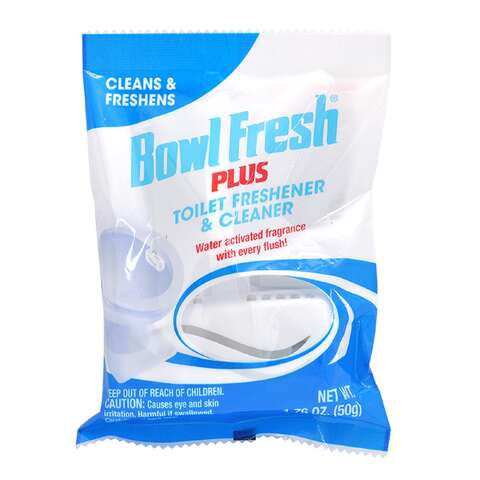 Bowl Fresh Clean Scent Toilet Deodorizer and Cleaner 1.76 oz Tablet, Pack of 24