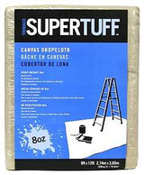 Trimaco 58901 Drop Cloth, 12 ft L, 9 ft W, Canvas, Tan