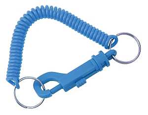 Hy-Ko KC153 Key Ring, Coiled, Pack of 5