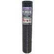 Jackson Wire 10 10 19 29 Welded Garden Fence, 25 ft L, 36 in H, 1 x 1 in Mesh, 16 Gauge, Black, Galvanized