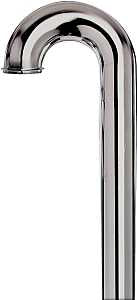 Plumb Pak PP6CP Drain Tube, 1-1/2 in, 20-1/2 in L, Slip-Joint, Brass, Chrome