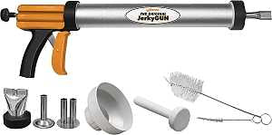 Weston 37-0111-W Jerky Gun, 1.5 lb Grind, Aluminum/Stainless Steel