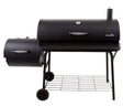 Char-Broil 21201571 Deluxe Offset Charcoal Smoker Grill, 3 -Grate, 925 sq-in Primary Cooking Surface, Black, Steel Body