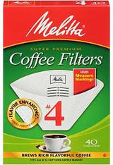 Melitta 3663622 Coffee Filter, Cone, Paper, White
