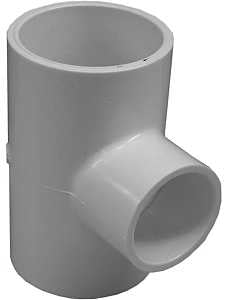 IPEX 035810 Reducing Tee, 2 x 2 x 1-1/2 in, Socket x Socket x Socket, PVC, SCH 40 Schedule
