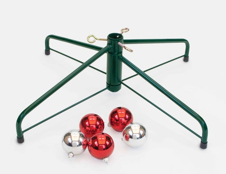 Jack Post Traditions 95-2464 Artificial Tree Stand, Steel, Green/Red, Powder-Coated